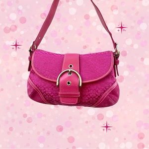 💖 Vintage Y2K Coach Soho Pink Barbie Purse 💖